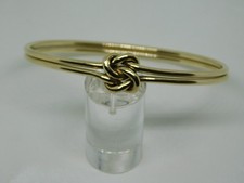 9ct Gold Knot Twin Slave