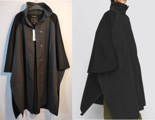 Zara wool blend cape coat - blend, zw