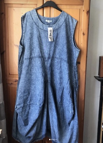 Lagenlook sleeveless dress - lagenlook,