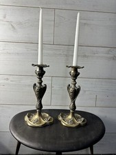 2 Art Nouveau Candlesticks