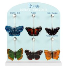 Butterfly Window Garden Suncatcher Hanging Garden Mobile Admiral Peacock 