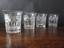 4x Antique Tudor Crystal TUD