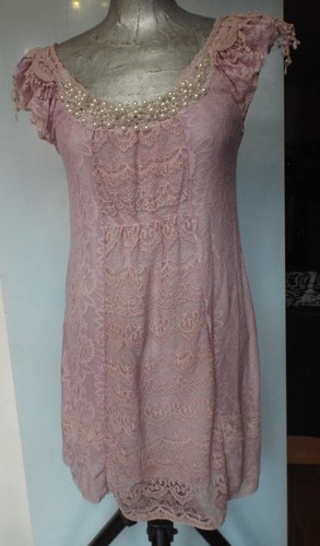 Pink lace party - dress., ravi