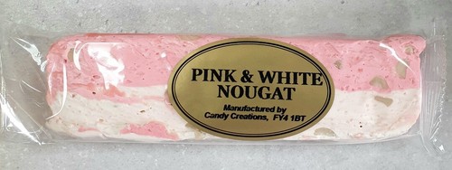Soft nougat bars pink - nougat,