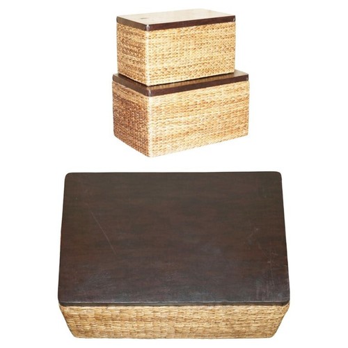 Lovely pair vintage wicker - lovely, of