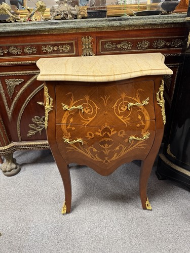 Kingwood bombe commode chest - bombe,