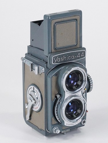 Gray tan yashica - gray/tan, 60/3.5
