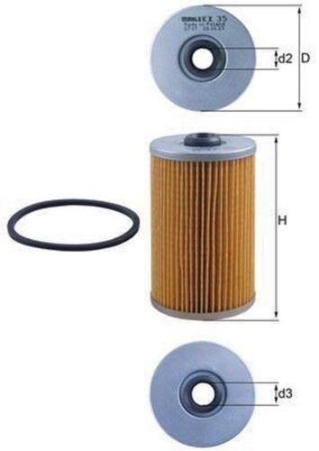 Mahle fuel filter for mercedes - fuel,