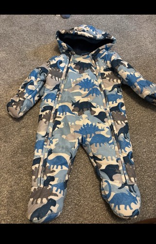 Dinosaur blue snow suit from - dinosaur,