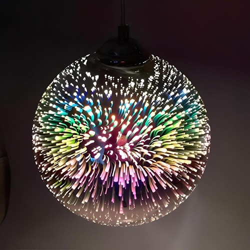 Firework globe pendant - firework,