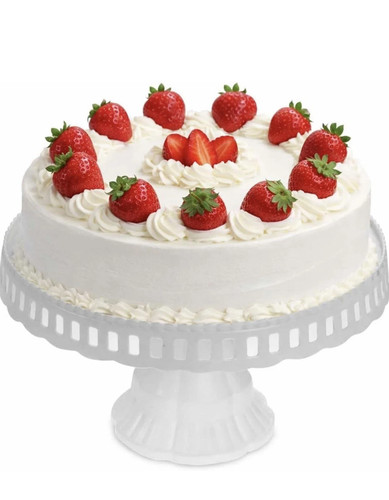 White single tier - tier, plastic