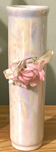 Ceramic cylinder vase - ceramic,