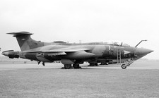 208 Sqn, Hawker Siddeley Buccaneer S.2B, XT270 at Honington - Original B&W neg
