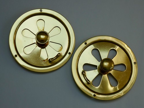 Polished brass hit - "hit, miss"