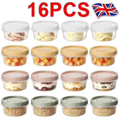 16x 300ml plastic - plastic, storage