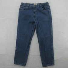 LL Bean Jeans Mens 37x30 Blue