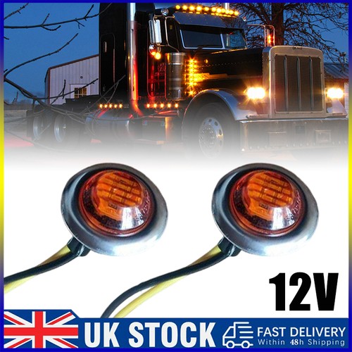 Amber side light led - 2x,