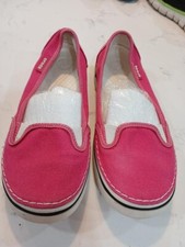 Crocs - Hover Pink Canvas - Sz 7 Womens