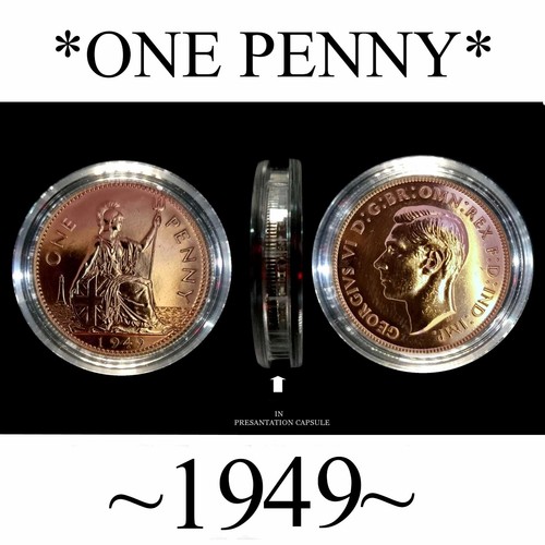 1949 one penny ideal - penny.,