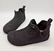 Birkenstock Andermatt Shearling Wool Felt - Anthracite Charcoal UK 9 EUR 43
