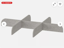 IKEA KOMPLEMENT Divider for pull-out tray, light grey, 50x35 cm Pax Wardrobe