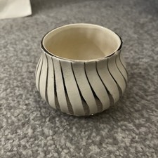 Sadler England Open Sugar Bowl Cream With Gold Swirl Design 2737 Vintage Antique