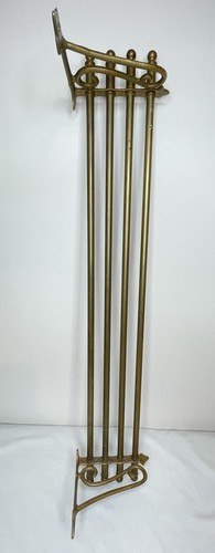 Antique vtg brass - brass, rail