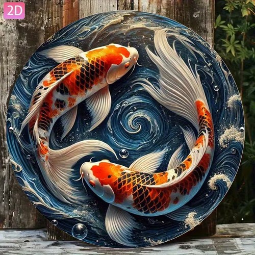 Swirling koi carp oriental - swirling,