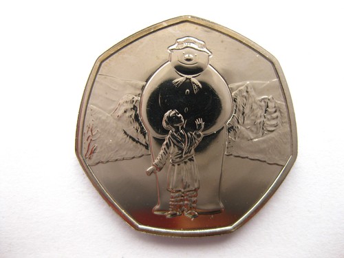 Snowman fifty pence - fifty,