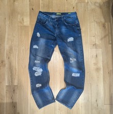 Blue Versace Jeans with Rips