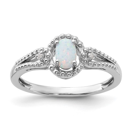 Sterling silver rhodium plated - silver, rhodium-plated