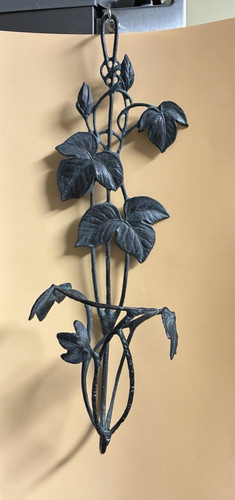 Planter wrought iron verdigris - iron,