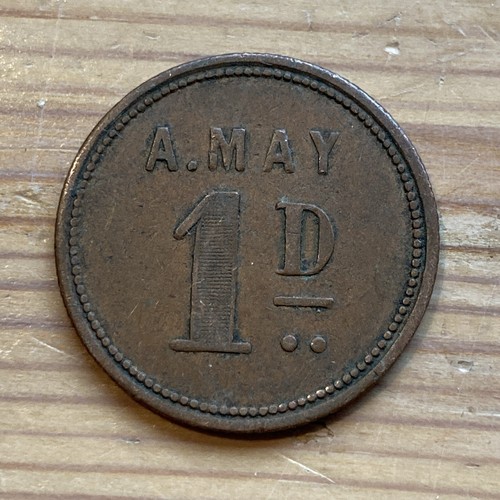 Antique market token a - -,