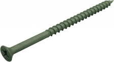 Forgefix 4.5 x 75mm Decking Screw Pozi Green Anti-Corrosion Treated Qty 200