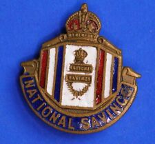 National Savings lapel pin /badge - King's Crown ***[23173]