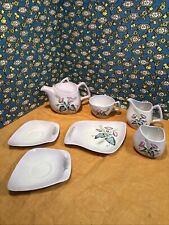 Carlton Ware Tea Set. Tea Pot, Cup, Saucers, Milk And Sugar. Gorgeous Design