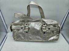 Kooba Metallic Bronze Leather Double- Handle Handbag