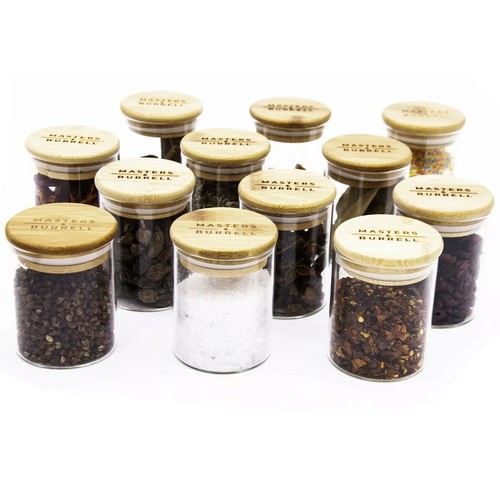 Glass storage jars - storage, 12x