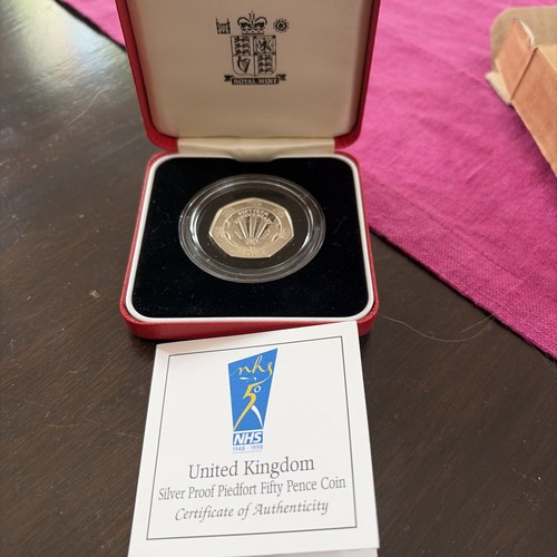 1998 nhs piedfort pence - nhs,