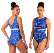 GK Elite 90s Geometric Blue