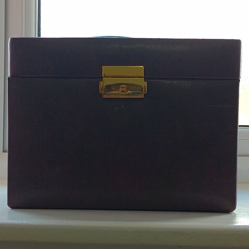 Brown faux real leather - brown,