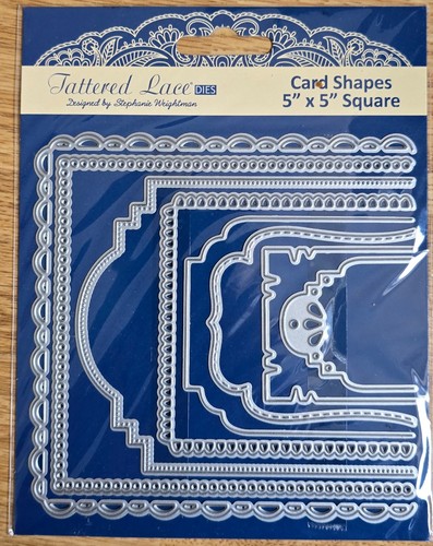 Tattered lace card shapes - lace, 5