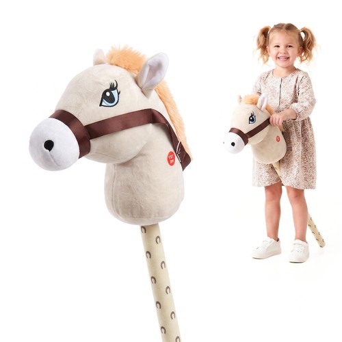 Cream hobby horse - hobby,