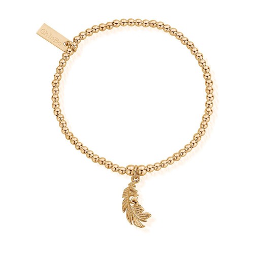 Chlobo gold heart feather - chlobo,