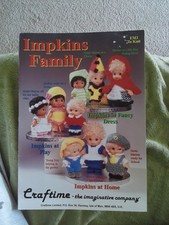 Craftime Impkins Family Knitting Pattern 1998