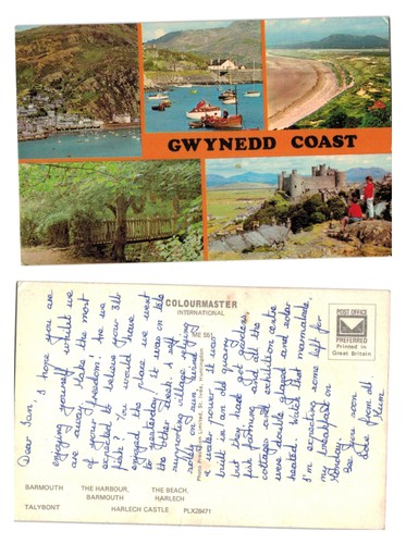 Vintage postcard gwynedd - postcard,
