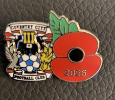 Coventry City Enamel Crest Pin