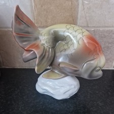 Hollohaza Hungarian Porcelain Fish Figurine