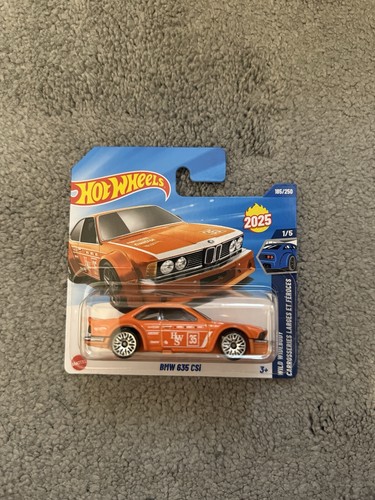 Hot wheels bmw 635 - csi, orange