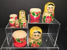 Russian Nesting Doll 5-PIECE Set VTG Handpainted USSR Authentic